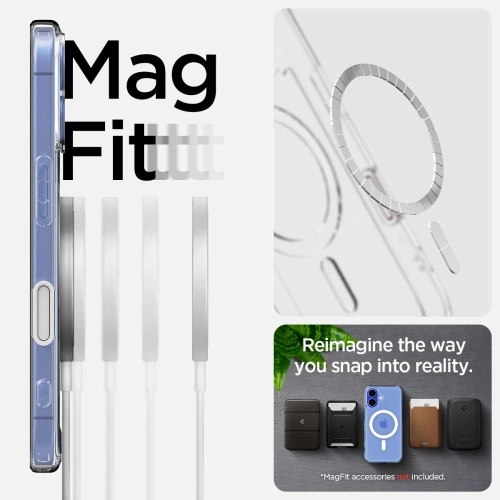 Etui Spigen Ultra Hybrid T Mag MagSafe Apple iPhone 16 White