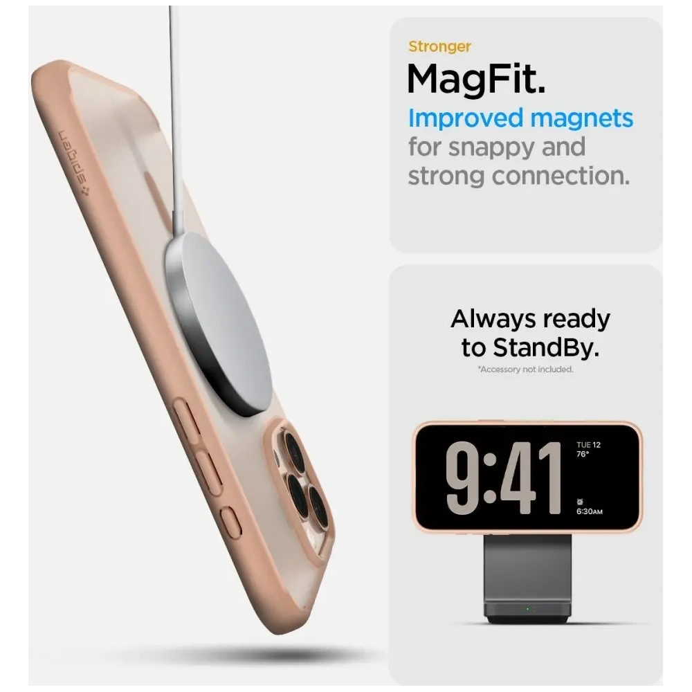 Hurtownia GSM - Spigen Ultra Hybrid T Mag MagSafe Apple iPhone 16 Pro Max Frost Rose Titanium - SPN16588 - {ean13} - Hurt