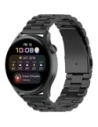 Hurtownia GSM - Pasek ze stali nierdzewnej Bizon Strap Watch Aura do Smartwatcha 18 mm czarny - BIZ8129 - {ean13} - Hurt