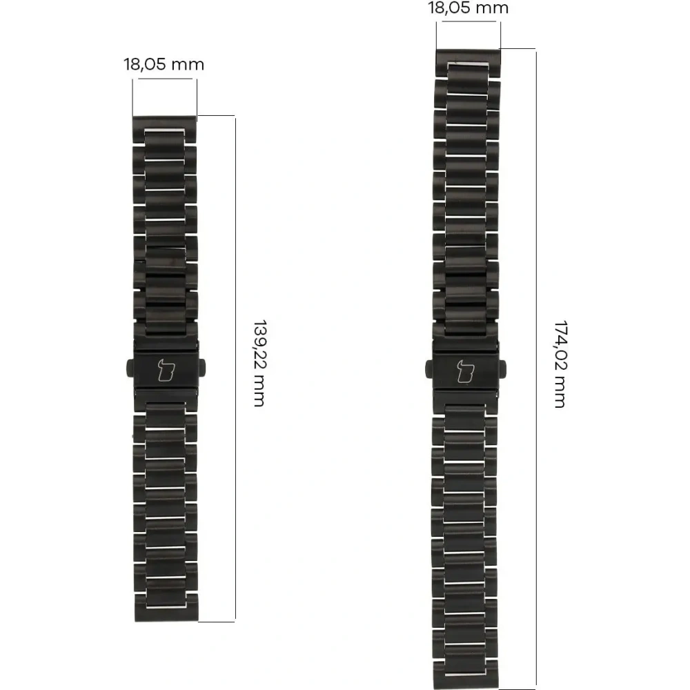 Hurtownia GSM - Ceas inteligent Bizon Strap Aura 18 mm negru - BIZ8129 - {ean13} - Hurt