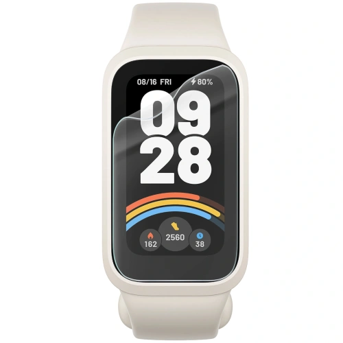 Folia hydrożelowa na ekran Bizon Glass Watch Hydrogel do Xiaomi Smart Band 9 Active / Redmi Band 3 [2 PACK]