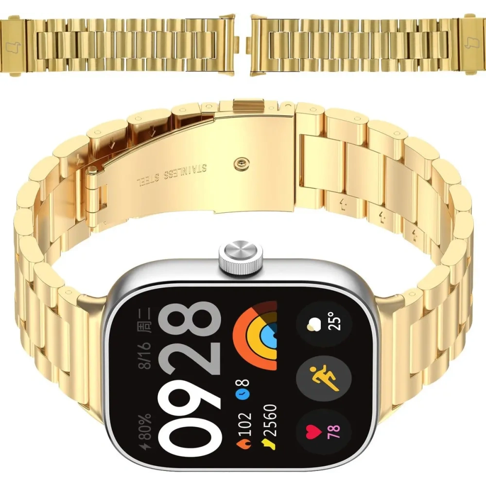 Wholesale Bizon Strap Watch Aura Xiaomi Redmi Watch 4 / Smart Band 8 Pro / 9 Pro gold - BIZ8131 - {ean13} - Hurt