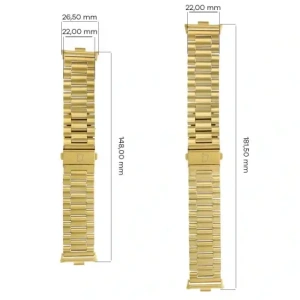 Hurtownia GSM - Bizon Strap Watch Aura Xiaomi Redmi Watch 4 / Smart Band 8 Pro / 9 Pro arany - BIZ8131 - {ean13} - Hurt