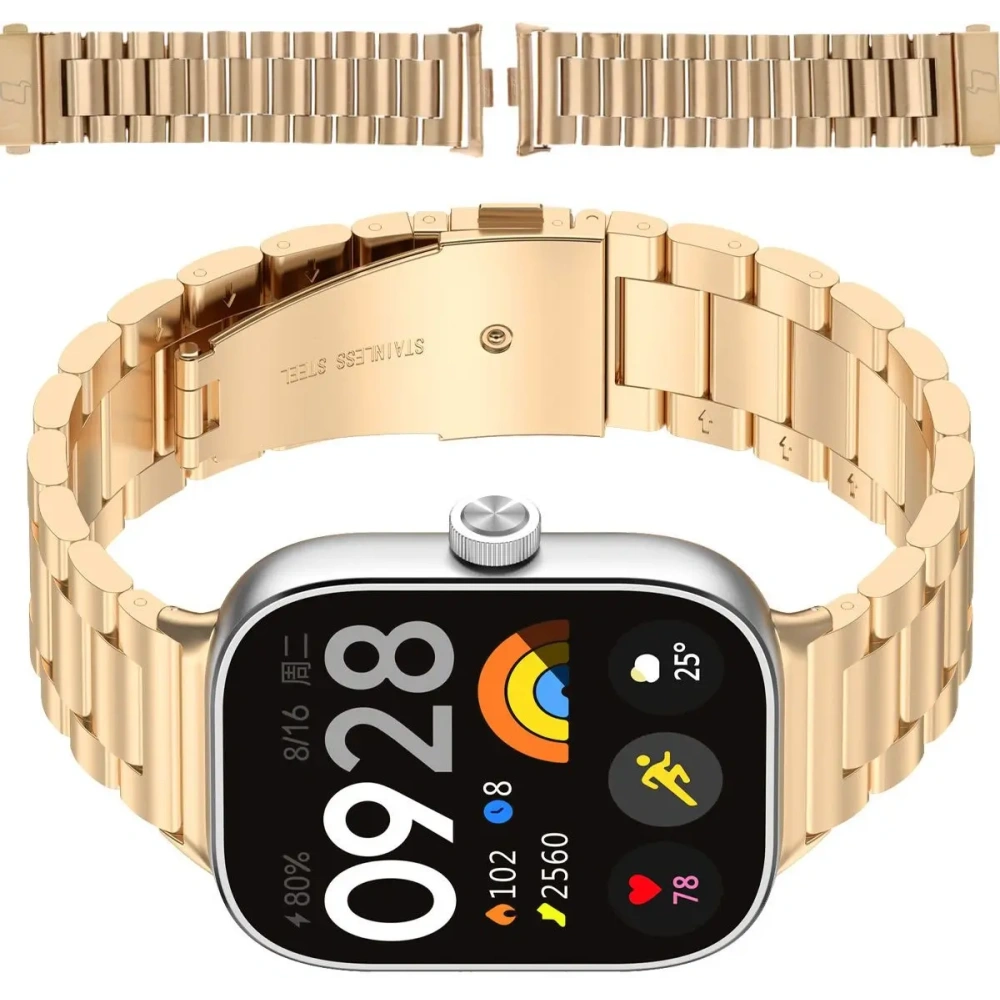 Hurtownia GSM - Bizon Strap Watch Aura Xiaomi Redmi Watch 4 / Smart Band 8 Pro / 9 Pro aur roz - BIZ8134 - {ean13} - Hurt