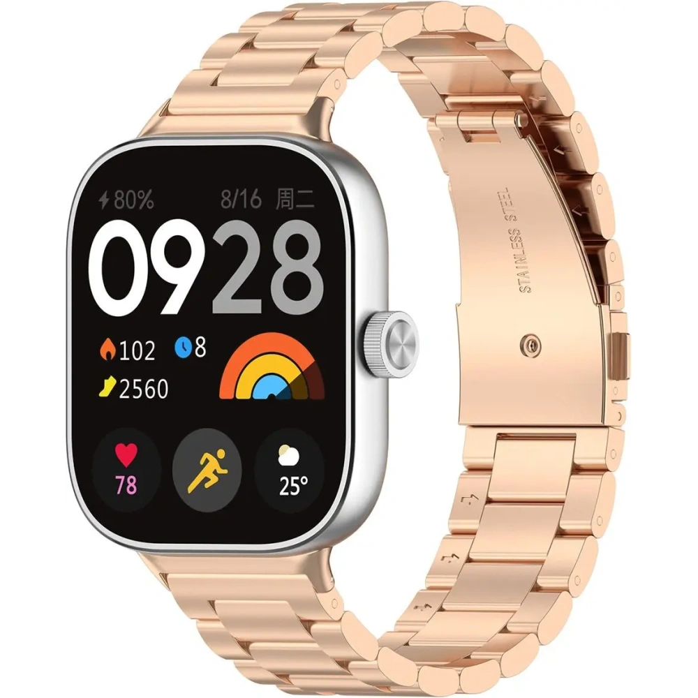 Hurtownia GSM - Bizon Strap Watch Aura Xiaomi Redmi Watch 4 / Smart Band 8 Pro / 9 Pro aur roz - BIZ8134 - {ean13} - Hurt