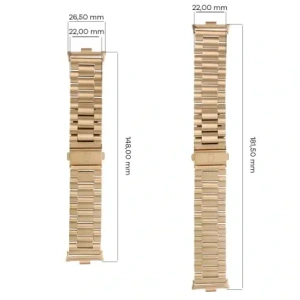 Hurtownia GSM - Bizon Strap Óra Aura Xiaomi Redmi Watch 4 / Smart Band 8 Pro / 9 Pro rózsaarany - BIZ8134 - {ean13} - Hurt