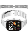 Bizon Strap Watch Aura Xiaomi Redmi Watch 4 / Smart Band 8 Pro / 9 Pro argintiu