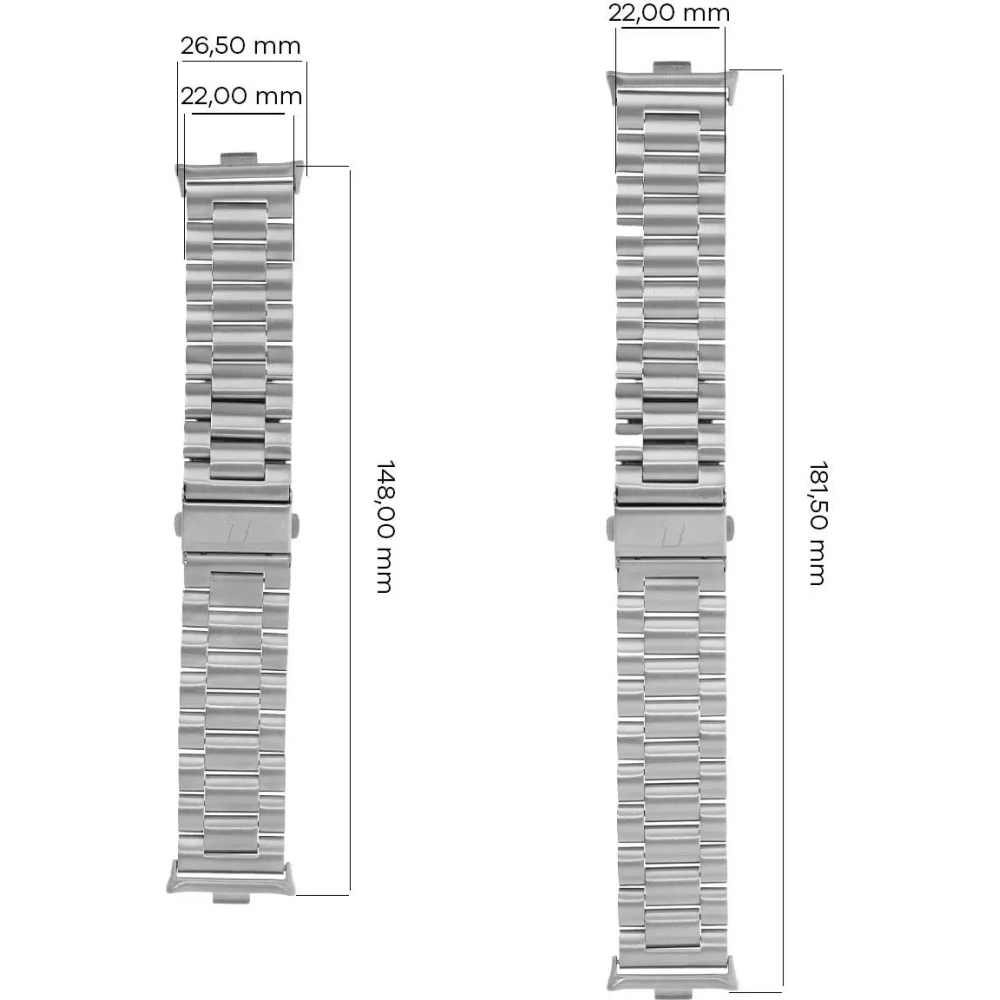 Wholesale Bizon Strap Watch Aura Xiaomi Redmi Watch 4 / Smart Band 8 Pro / 9 Pro silver - BIZ8135 - {ean13} - Hurt