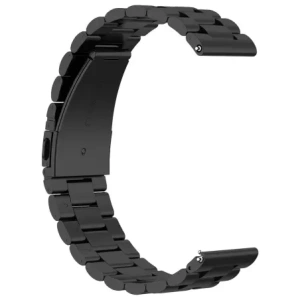 Hurtownia GSM - Pasek ze stali nierdzewnej Bizon Strap Watch Aura do Smartwatcha 22 mm czarny - BIZ8136 - {ean13} - Hurt