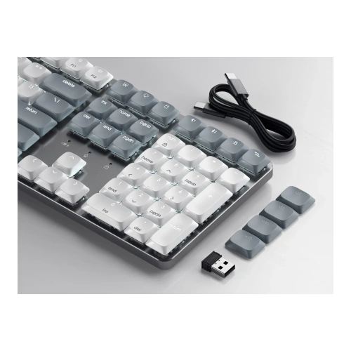 Bezprzewodowa klawiatura mechaniczna z układem numerycznym Satechi SM3 Slim Mechanical Backlit Bluetooth Keyboard (light)