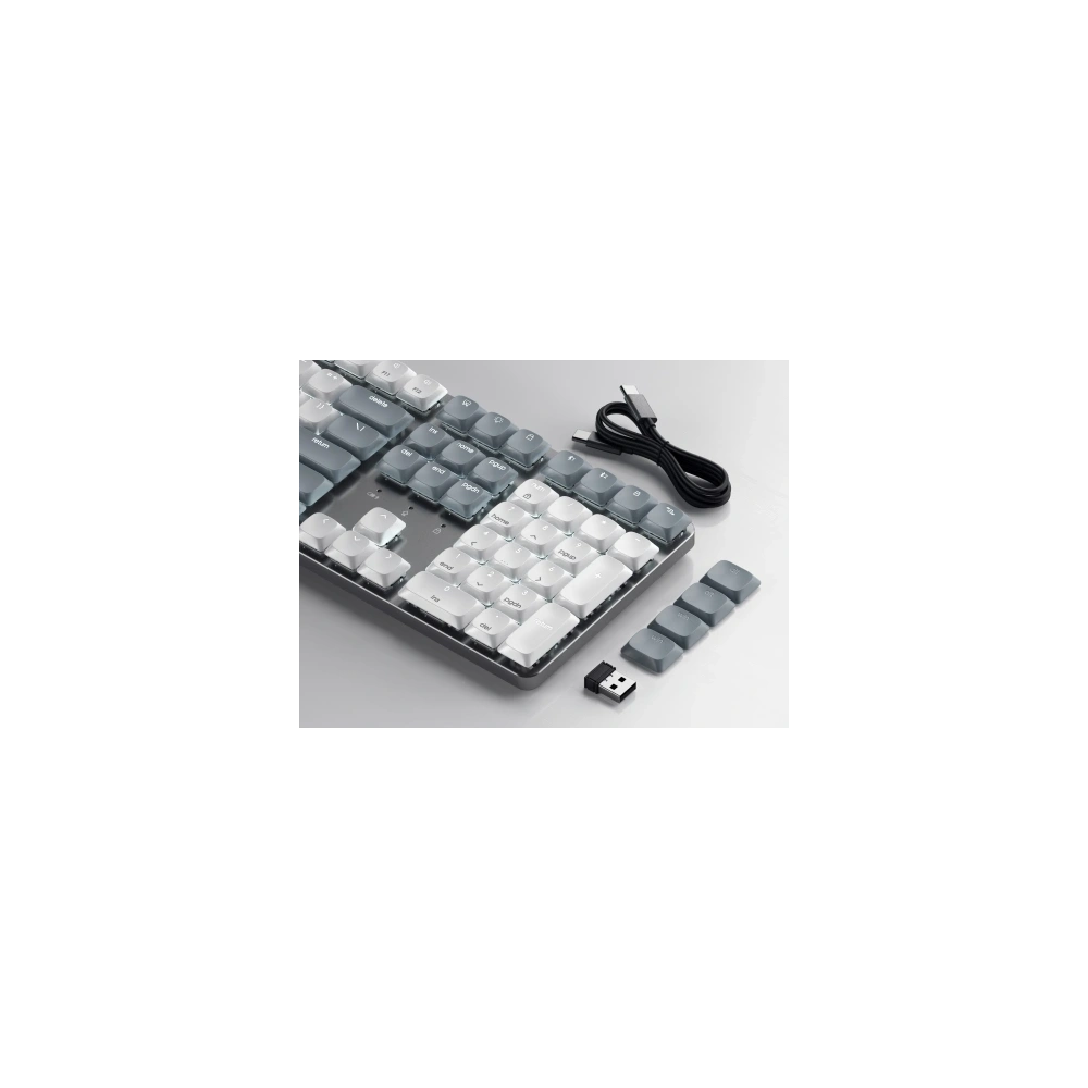 Hurtownia GSM - Bezdrátová mechanická klávesnice s numerickou částí Satechi SM3 Slim Mechanical Backlit Bluetooth Keyboard (light) - STH179 - {ean13} - Hurt