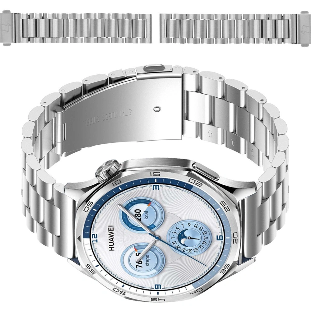 Wholesale Bizon Strap Watch Aura Smartwatch 22mm silver - BIZ8139 - {ean13} - Hurt