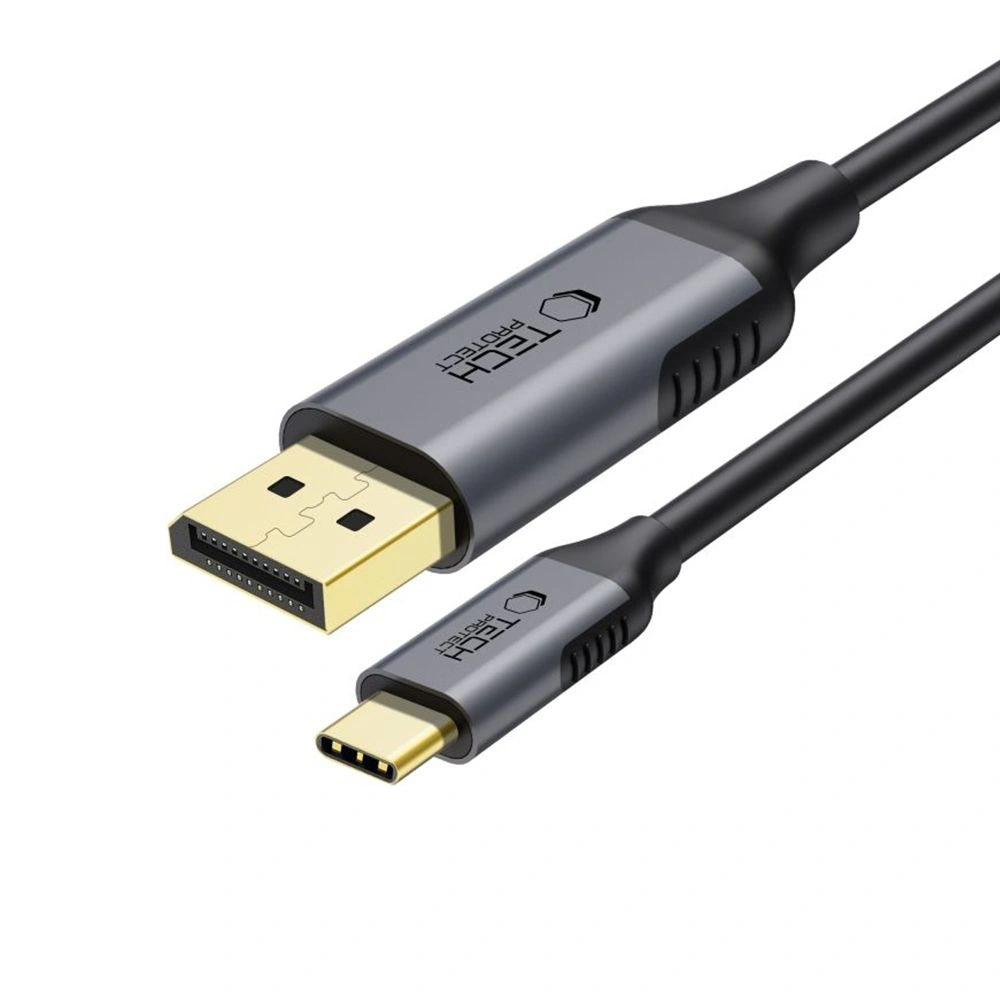 Hurtownia GSM - Tech-Protect Ultraboost Kabel USB-C / DisplayPort 1.4 8K 60Hz 180cm Schwarz - THP3801 - {ean13} - Hurt