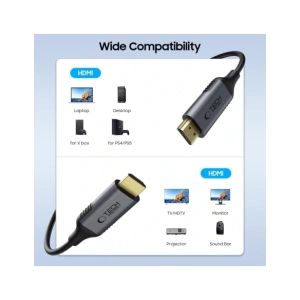 Hurtownia GSM - Kabel Tech-Protect Ultraboost Cable HDMI / HDMI 2.1 4K 120Hz / 8K 60Hz 200cm Černý - THP3803 - {ean13} - Hurt