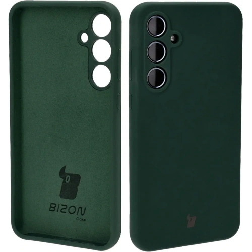 Etui silikonowe Bizon Soft Case do Samsung Galaxy A55 5G ciemnozielone