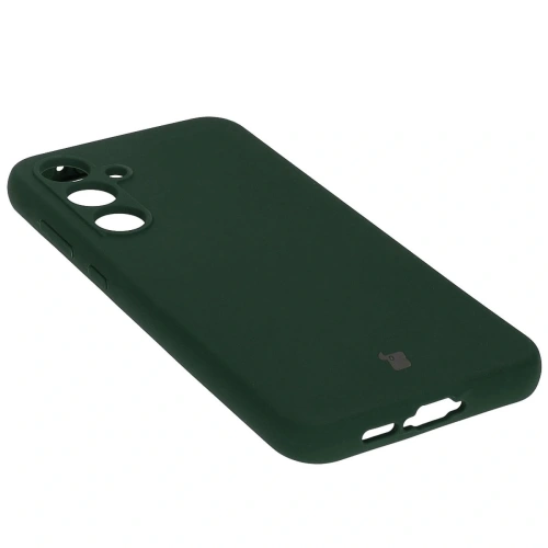 Etui silikonowe Bizon Soft Case do Samsung Galaxy A55 5G ciemnozielone