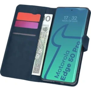 Hurtownia GSM - Husă Bizon pentru Motorola Edge 50 Pro, culoare albastru marin. - BIZ8141 - {ean13} - Hurt