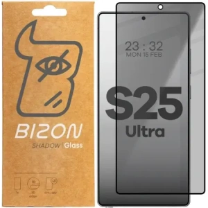 Hurtownia GSM - Bizon Glass Edge Shadow Samsung Galaxy S25 Ultra nuanțat cu un cadru negru - BIZ8142 - {ean13} - Hurt