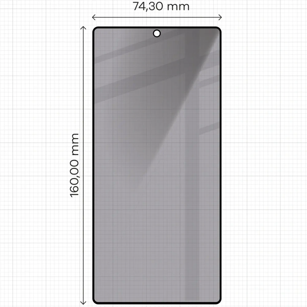 Wholesale Bizon Glass Edge Shadow Samsung Galaxy S25 Ultra tinted with a black frame - BIZ8142 - {ean13} - Hurt