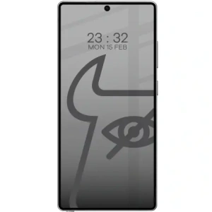Wholesale Bizon Glass Edge Shadow Samsung Galaxy S25 Ultra tinted with a black frame - BIZ8142 - {ean13} - Hurt