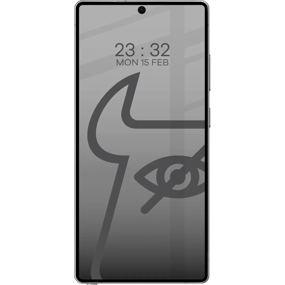 Wholesale Bizon Glass Edge Shadow Samsung Galaxy S25 Ultra tinted with a black frame - BIZ8142 - {ean13} - Hurt