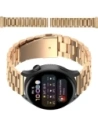 Bizon Strap Watch Aura Smartwatch 18 mm różowozłoty