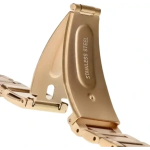 Hurtownia GSM - Pasek ze stali nierdzewnej Bizon Strap Watch Aura do Smartwatcha 18 mm różowozłoty - BIZ8143 - {ean13} - Hurt