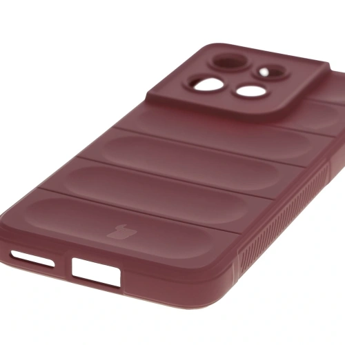 Pancerne etui Bizon Case Tur do Motorola Edge 50 Neo ciemnofioletowe
