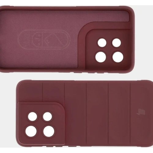 Pancerne etui Bizon Case Tur do Motorola Edge 50 Neo ciemnofioletowe