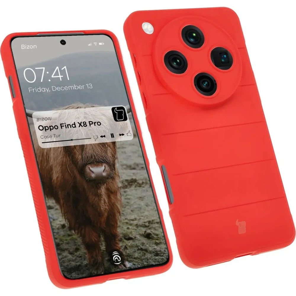 Wholesale Bizon Case Tur Oppo Find X8 Pro red - BIZ8145 - {ean13} - Hurt