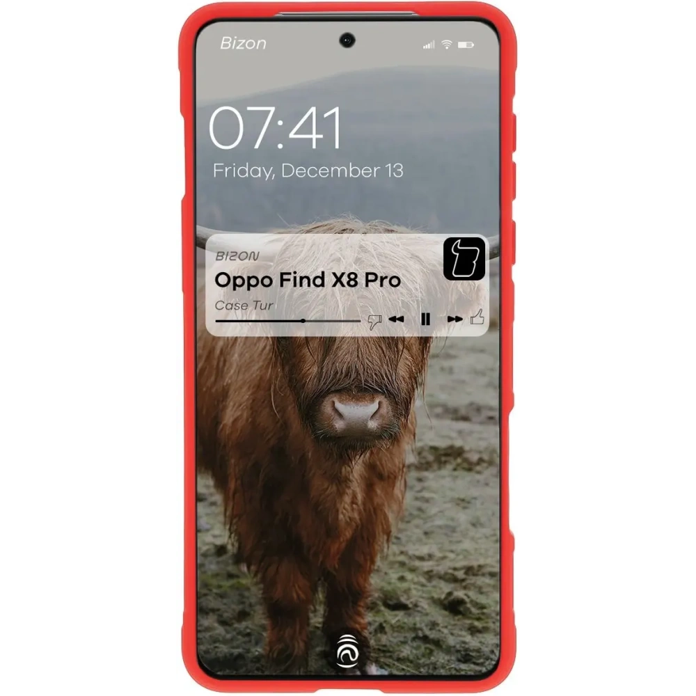 Wholesale Bizon Case Tur Oppo Find X8 Pro red - BIZ8145 - {ean13} - Hurt