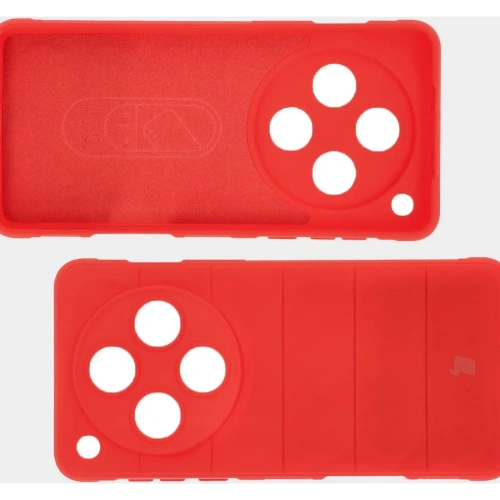 Pancerne etui Bizon Case Tur do Oppo Find X8 Pro czerwone