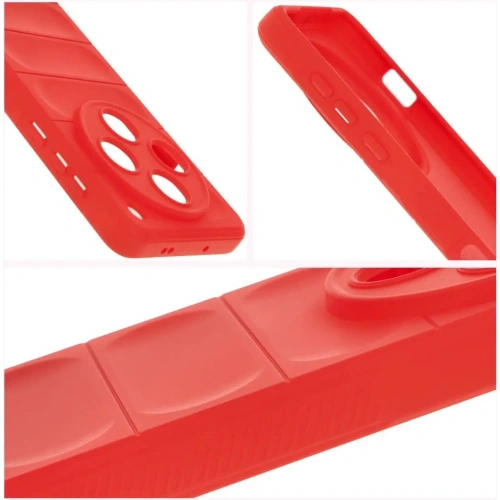 Pancerne etui Bizon Case Tur do Oppo Find X8 Pro czerwone