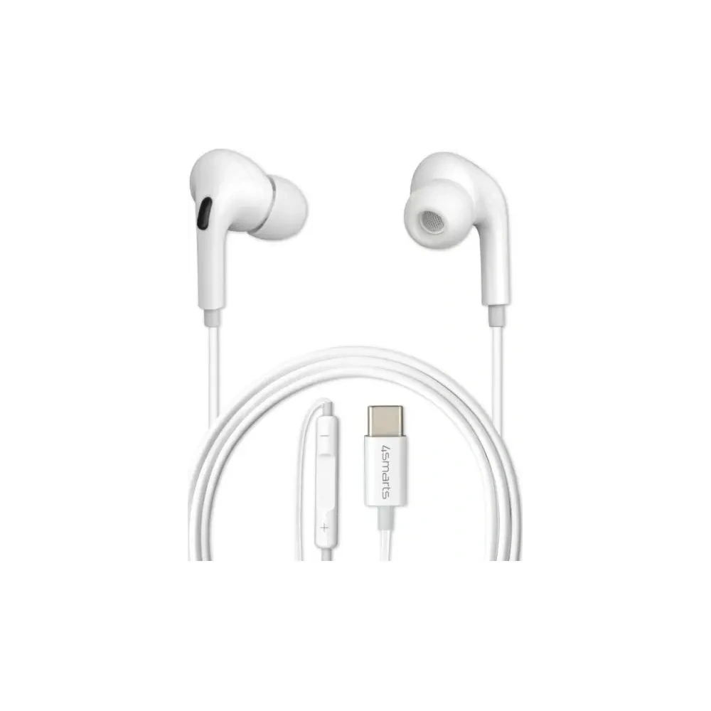 Hurtownia GSM - Słuchawki dokanałowe 4smarts Melody Digital Basic USB-C z przetwornikiem D/A biały/white - 4SMR64 - {ean13} - Hurt