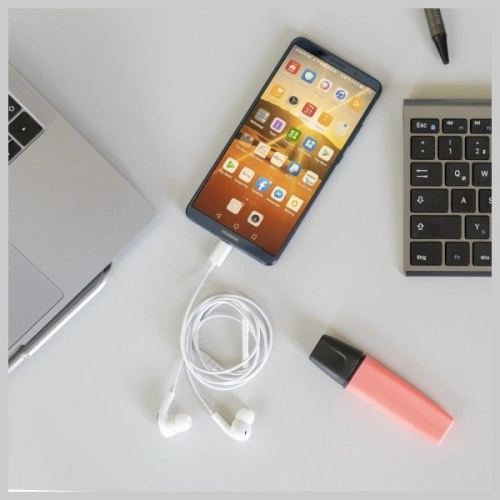 Słuchawki dokanałowe 4smarts Melody Digital Basic USB-C z przetwornikiem D/A biały/white