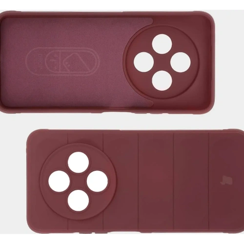 Pancerne etui Bizon Case Tur do Xiaomi Redmi 14C 4G / POCO C75 ciemnofioletowe