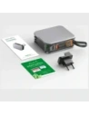 Hurtownia GSM - 4smarts Lucid 3in1 Powerbank Încărcător hibrid 10000mAh 20W + cablu USB-C / Lightning argintiu - 4SMR66 - {ean13} - Hurt