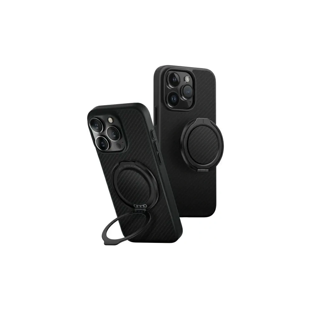 Hurtownia GSM - Etui UNIQ Keva Air Apple iPhone 16 Pro Magclick Charging černý/karbon černý - UNIQ1428 - {ean13} - Hurt
