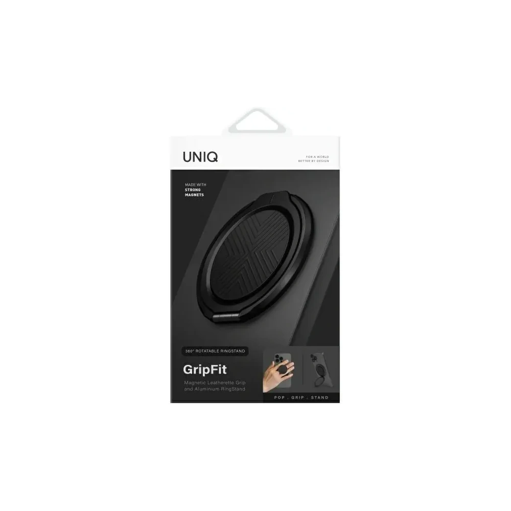 Hurtownia GSM - UNIQ Gripfit 360 Magnetic tartó & állvány éjfekete - UNIQ1430 - {ean13} - Hurt