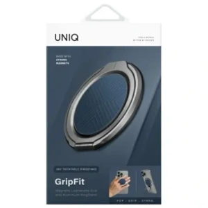 Hurtownia GSM - Magnetický úchyt na prst s funkcí stojánku UNIQ Gripfit 360 Magnetic Mount&Kickstand modrý/safírově modrý - UNIQ1431 - {ean13} - Hurt