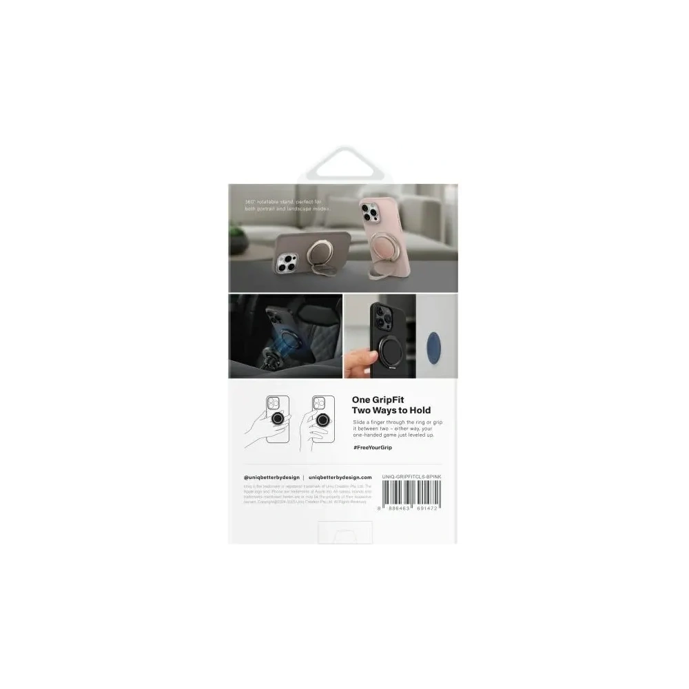 Wholesale UNIQ Gripfit 360 Magnetic Mount&Kickstand blush pink - UNIQ1432 - {ean13} - Hurt