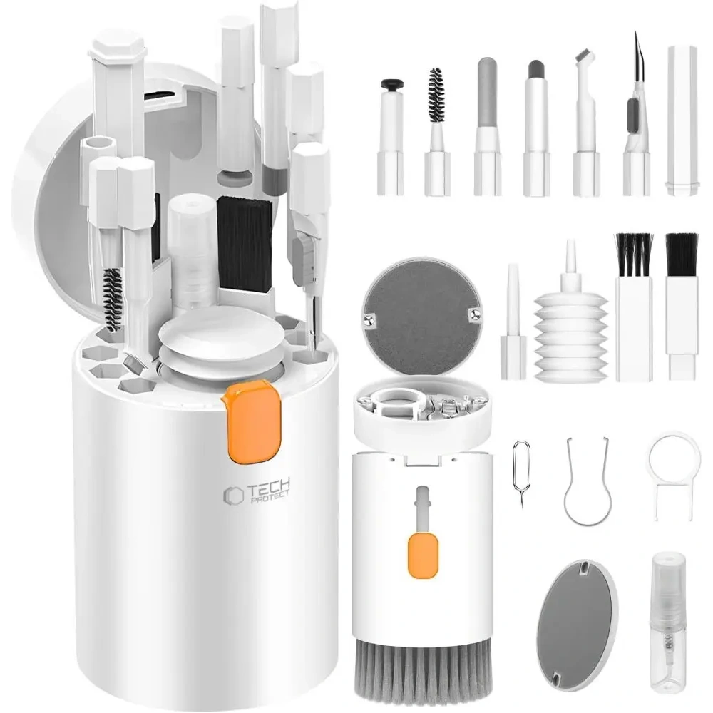 Wholesale Tech-Protect CS01 Cleaner Set 20in1 For Phone & Earphone & Tablet & Laptop White - THP3806 - {ean13} - Hurt