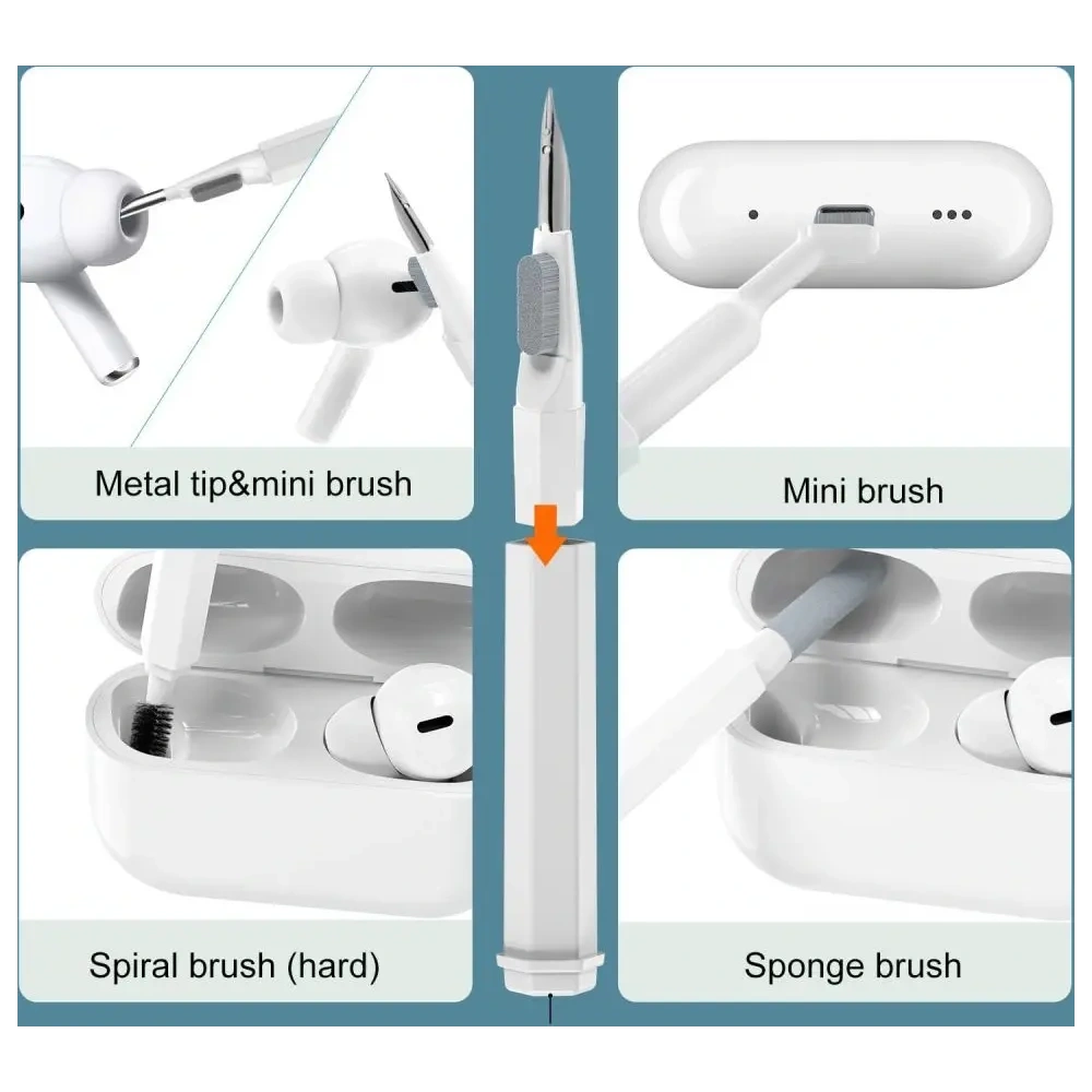 Wholesale Tech-Protect CS01 Cleaner Set 20in1 For Phone & Earphone & Tablet & Laptop White - THP3806 - {ean13} - Hurt