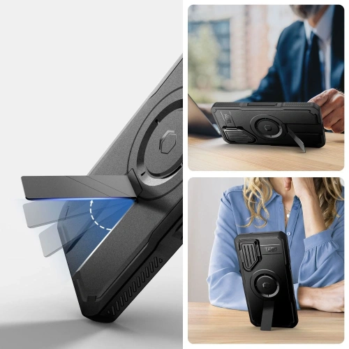 Etui Tech-Protect Kevlar MagSafe+ Samsung Galaxy S25+ Plus Black