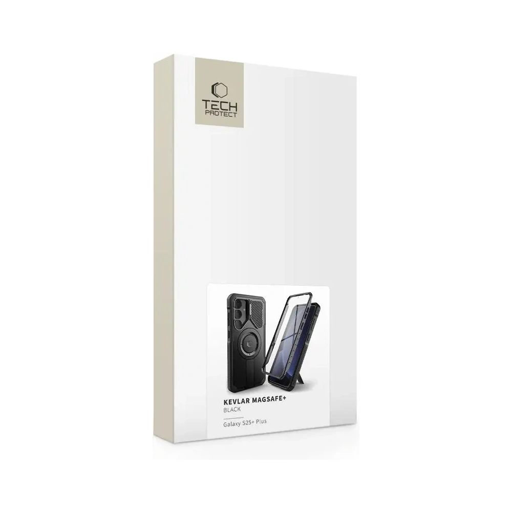 Hurtownia GSM - Etui Tech-Protect Kevlar MagSafe+ Samsung Galaxy S25+ Plus Black - THP3809 - {ean13} - Hurt