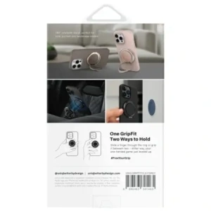 Hurtownia GSM - Magnetický úchyt na prst s funkcí stojánku UNIQ Gripfit 360 Magnetic Mount&Kickstand šedý/flint grey - UNIQ1433 - {ean13} - Hurt