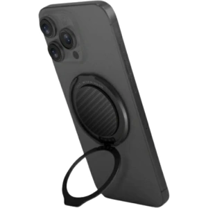 Hurtownia GSM - Magnetický úchyt na prst s funkcí stojánku UNIQ Gripfit Premium 360 Magnetic Mount&Kickstand Uchytník Magnetický černý/carbon black - UNIQ1435 - {ean13} - Hurt