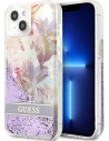 Hurtownia GSM - [OUTLET] Etui Guess GUHCP13SLFLSU Apple iPhone 13 mini fialové/purple hardcase Flower Liquid Glitter - OT-841 - {ean13} - Hurt
