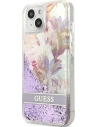 Hurtownia GSM - [OUTLET] Etui Guess GUHCP13SLFLSU Apple iPhone 13 mini fialové/purple hardcase Flower Liquid Glitter - OT-841 - {ean13} - Hurt
