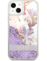 Hurtownia GSM - [OUTLET] Etui Guess GUHCP13SLFLSU Apple iPhone 13 mini fialové/purple hardcase Flower Liquid Glitter - OT-841 - {ean13} - Hurt